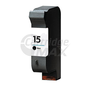 1 x HP 15 Generic Black Inkjet Cartridge C6615DA