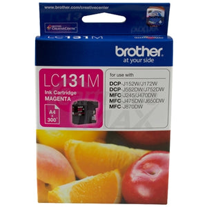 Original Brother LC-131M Magenta Ink Cartridge - 300 Pages