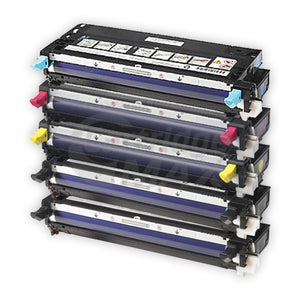 5 Pack Fuji Xerox DocuPrint C2100 / C3210DX Generic Toner Cartridges (CT350485-CT350488)