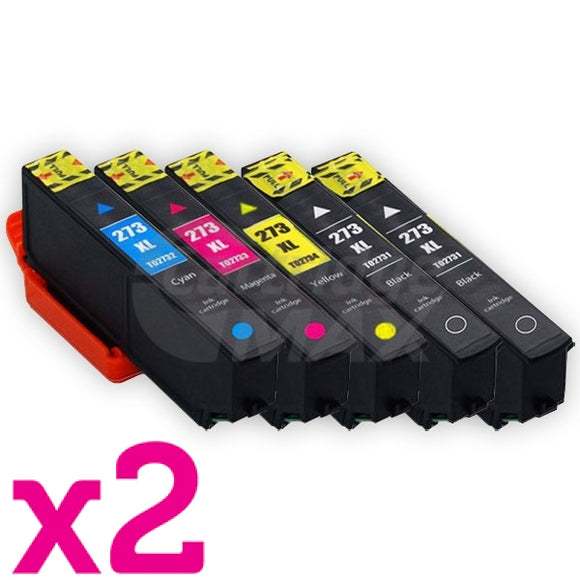 12-Pack Epson 273XL Generic High Yield Ink Combo [4BK,2PBK,2C,2M,2Y]