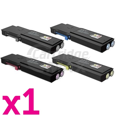 4 Pack Fuji Xerox DocuPrint CP405D, CM405DF Generic Toner Cartridges [CT202033-CT202036]