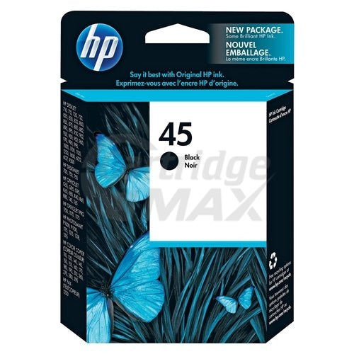 HP 45 Original Black Inkjet Cartridge 51645AA
