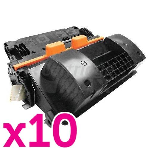 10 x HP CF281A (81A) Generic Black Toner Cartridge - 10,500 Pages