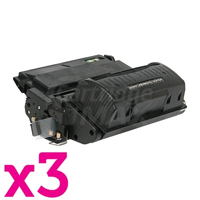3 x HP Q5942X (42X) Generic Black Toner Cartridge - 20,000 Pages