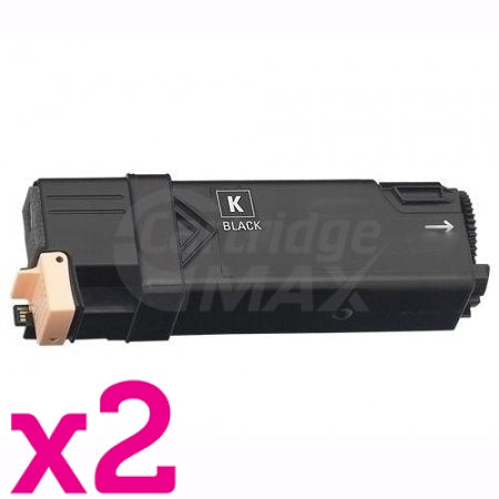 2 x Fuji Xerox DocuPrint C1190 Generic Black Toner Cartridge - 3,000 pages (CT201260)