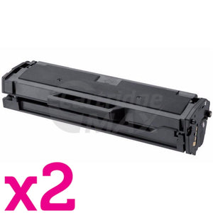 2 x Samsung SLM2020, SLM2070 (MLT-D111S) Generic Black Toner Cartridge SU812A
