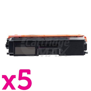 5 x Generic Brother TN-446BK Black Toner Cartridge