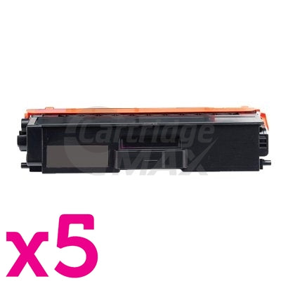 5 x Generic Brother TN-446BK Black Toner Cartridge