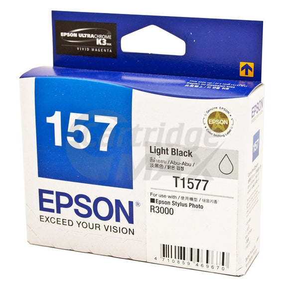 Epson 157 T1577 Light Black Original Ink Cartridge [C13T157790]
