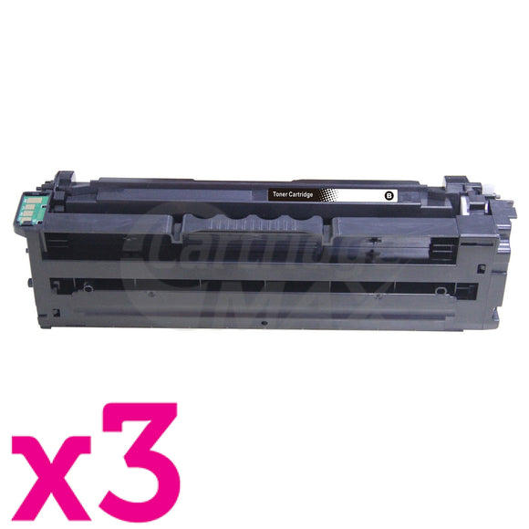 3 x Generic Samsung CLP-680, CLX-6260 [CLT-K506L K506L] Black Toner SU173A