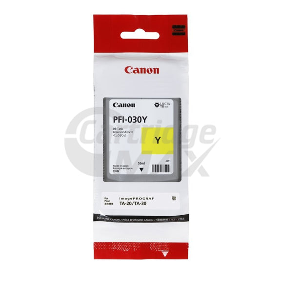 Original Canon PFI-030Y Yellow Ink Tank 55ml