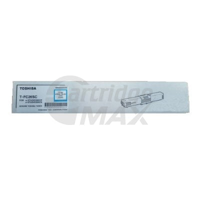 Original Toshiba e-Studio 262CS, 263CS Cyan Toner Cartridge TFC26SC