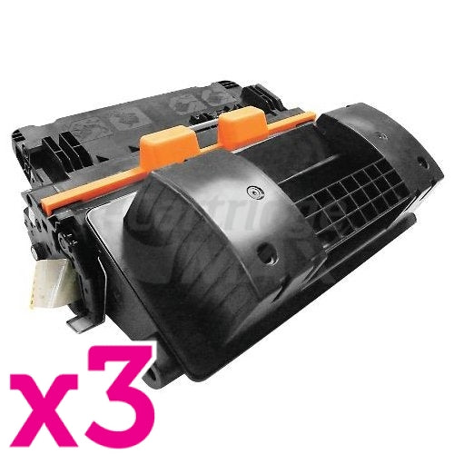 3 x HP CF281A (81A) Generic Black Toner Cartridge - 10,500 Pages