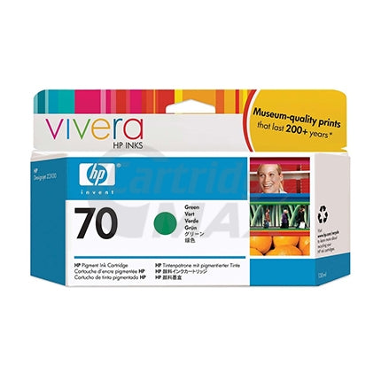 HP 70 Original Green Inkjet Cartridge C9457A