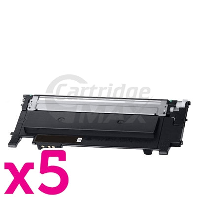 5 x Generic Samsung SLC430, SLC480FW [CLT-K404S K404] Black Toner SU113A