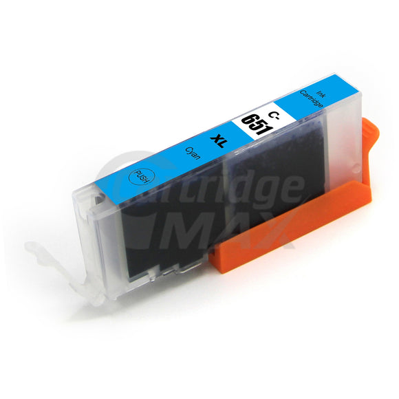 Canon CLI-651XLC Generic Cyan High Yield Inkjet Cartridge