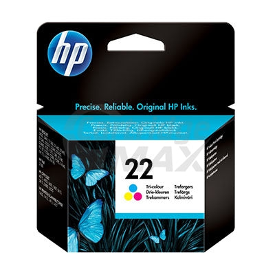HP 22 Original Colour Inkjet Cartridge C9352AA - 170 Pages