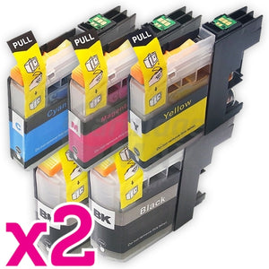 10 Pack Generic Brother LC-139XLBK + LC-135XLC/M/Y Ink Cartridge Set [4BK,2C,2M,2Y]