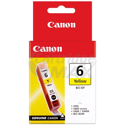 Original Canon BCI-6Y Yellow Ink Cartridge
