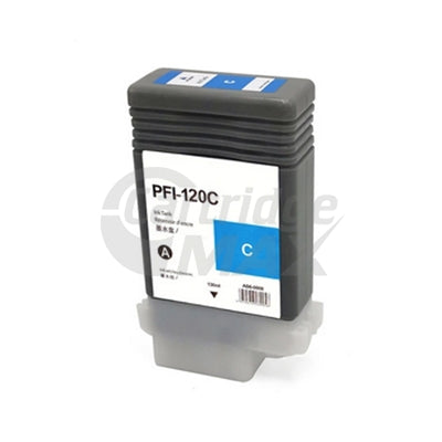Generic Canon PFI-120C Cyan Ink Cartridge - 130ML