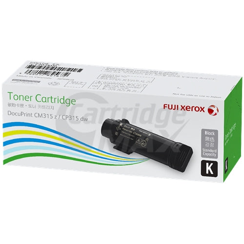 Original Fuji Xerox DocuPrint CP315, CM315 Black Standard Yield Toner Cartridge (CT202606)