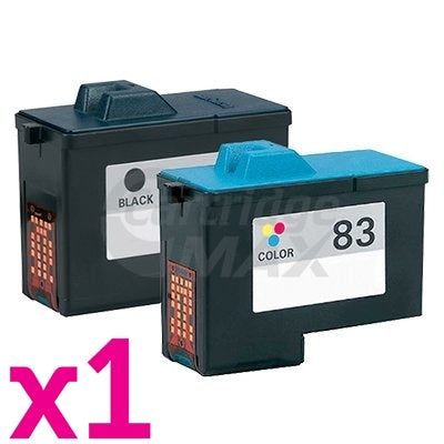 Lexmark No.82 + No.83 (18L0032+ 18L0042) Generic Ink Cartridge Combo [1BK,1CL]