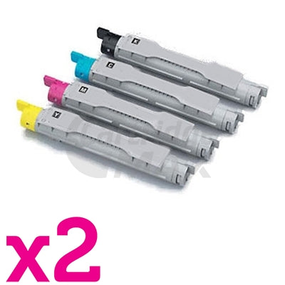 2 sets of 4-Pack Fuji Xerox DocuPrint C2535A Generic Toner Cartridge [2BK,2C,2M,2Y]