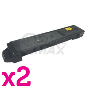 2 x Compatible TK-899K Black Toner Cartridge For Kyocera FS-C8020MFP, FS-C8025MFP, FS-C8520MFP, FS-C8525MFP