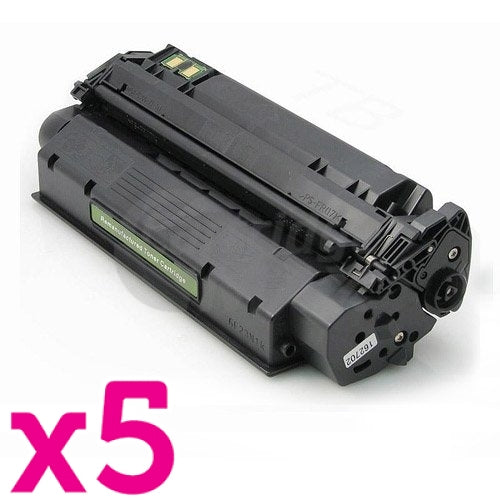 5 x HP Q2613X (13X) Generic Black Toner Cartridge - 4,000 Pages