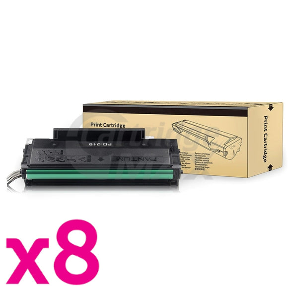 8 x Original Pantum PD-219 Black Toner Cartridge