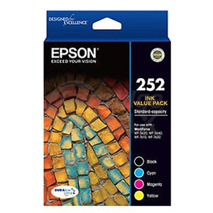 Epson 252 Original Ink Value Pack [C13T252692] [BK,C,M,Y]
