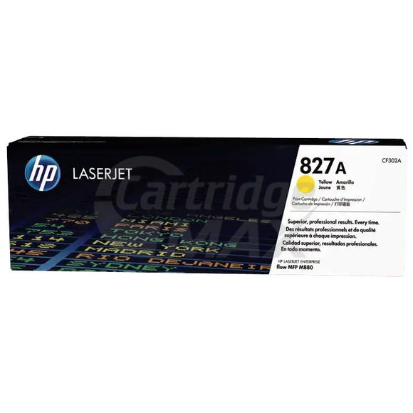 HP CF302A (827A) Original Yellow Toner Cartridge - 32,000 Pages