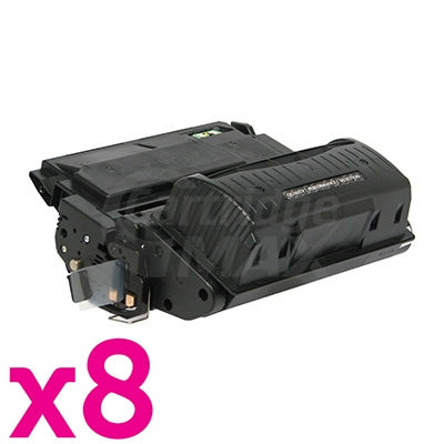 8 x HP Q5942X (42X) Generic Black Toner Cartridge - 20,000 Pages