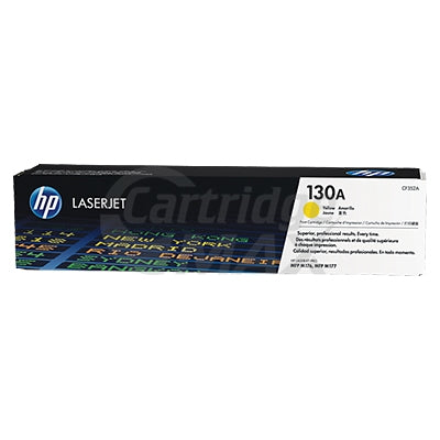 HP CF352A (130A) Original Yellow Toner Cartridge - 1,000 Pages
