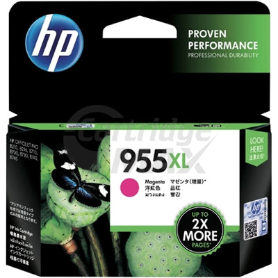 HP 955XL Original Magenta High Yield Inkjet Cartridge L0S66AA - 1,600 Pages