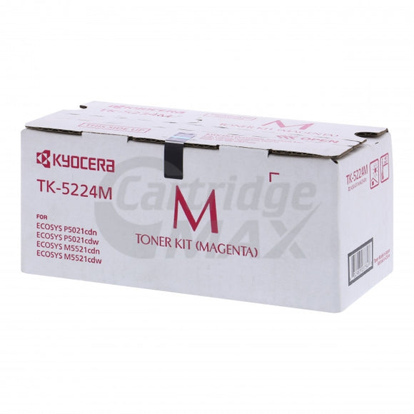 Original Kyocera TK-5224M Magenta Toner Cartridge Ecosys M5521, P5021