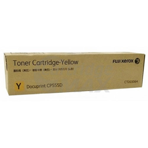 Original Fuji Xerox DocuPrint CP555d Yellow Toner Cartridge CT