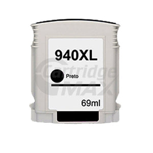 1 x HP 940XL Generic Black High Yield Inkjet Cartridge C4906AA - 2,200 Pages
