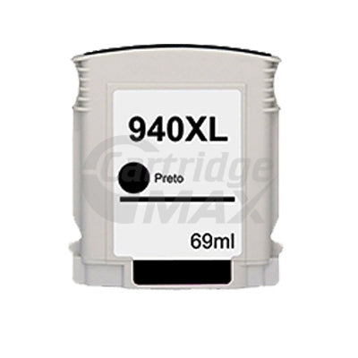 1 x HP 940XL Generic Black High Yield Inkjet Cartridge C4906AA - 2,200 Pages
