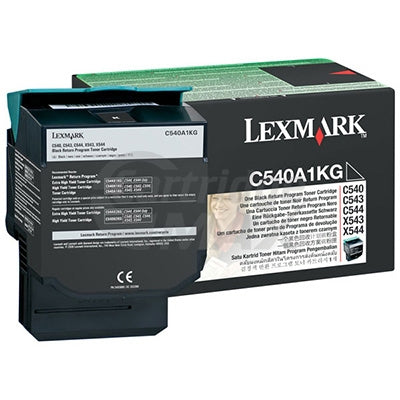 Lexmark (C540A1KG) Original C540 / C543 / C544 / C546 / X543 / X544 / X546 Black Toner Cartridge